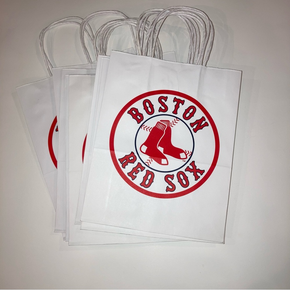 Boston Red Sox Gift Bags Set of 10